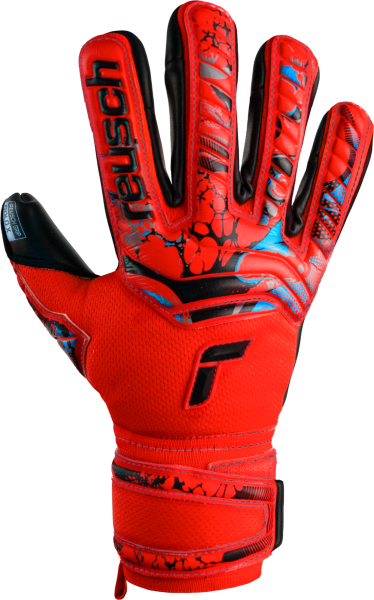Reusch Attrakt Gold X Junior  5372955 3333 schwarz rot front